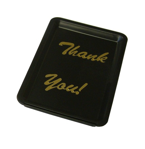 Vassoio plastica nera - plastica, con